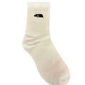 White Crew Sock