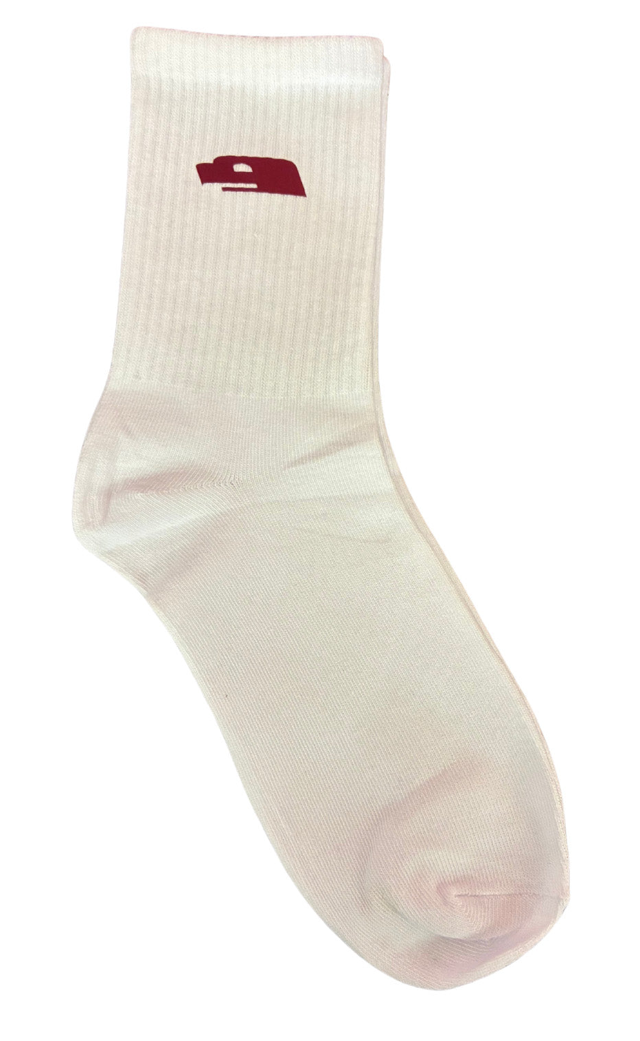 White Crew Sock